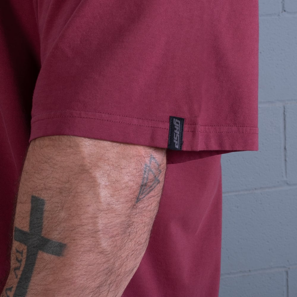 Vintage Iron Tee - Washed Maroon - imagem 5