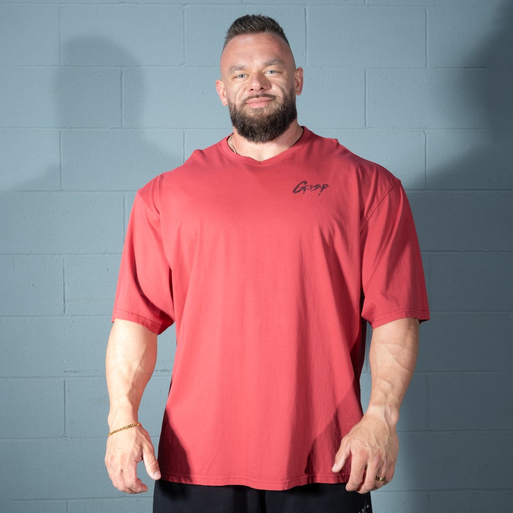 Washed Iron Tee - Washed Chili Red - imagem 2