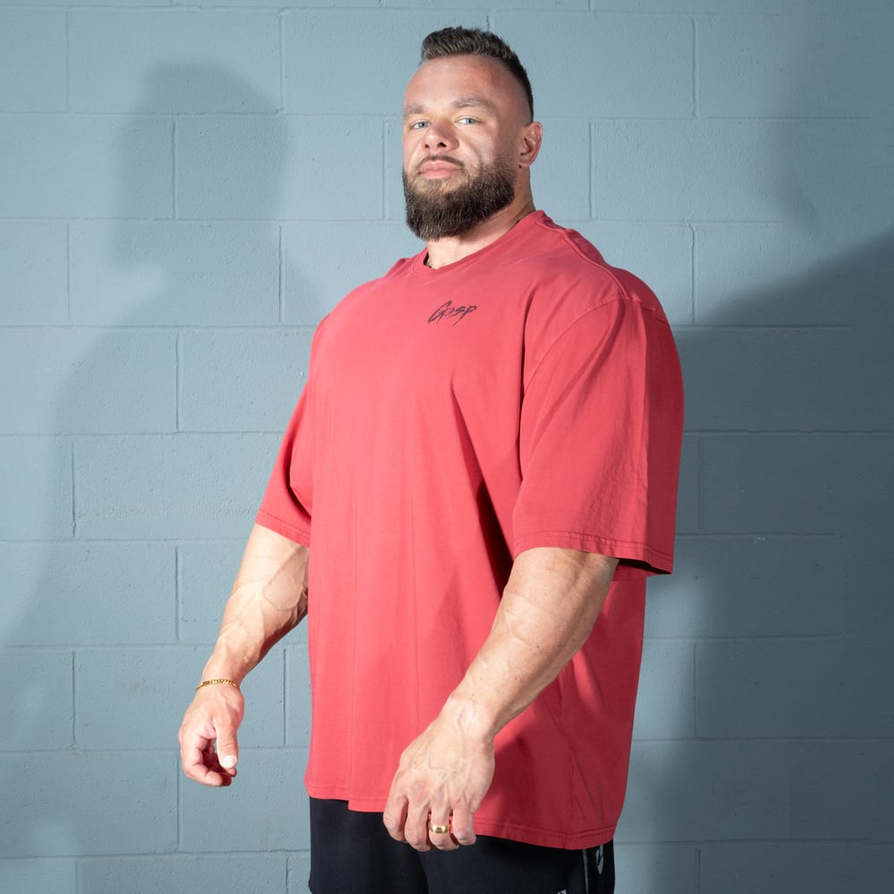 Washed Iron Tee - Washed Chili Red - imagem 3