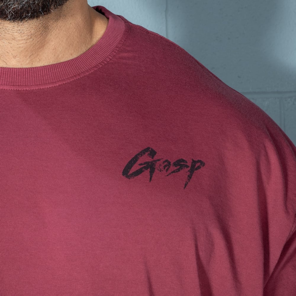 Washed Iron Tee - Washed Maroon - imagem 4
