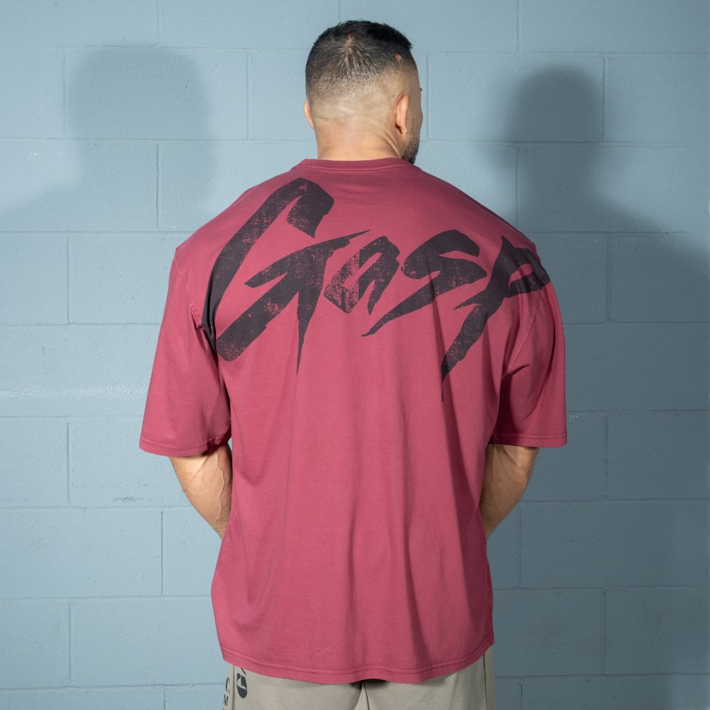 Washed Iron Tee - Washed Maroon - imagem 1