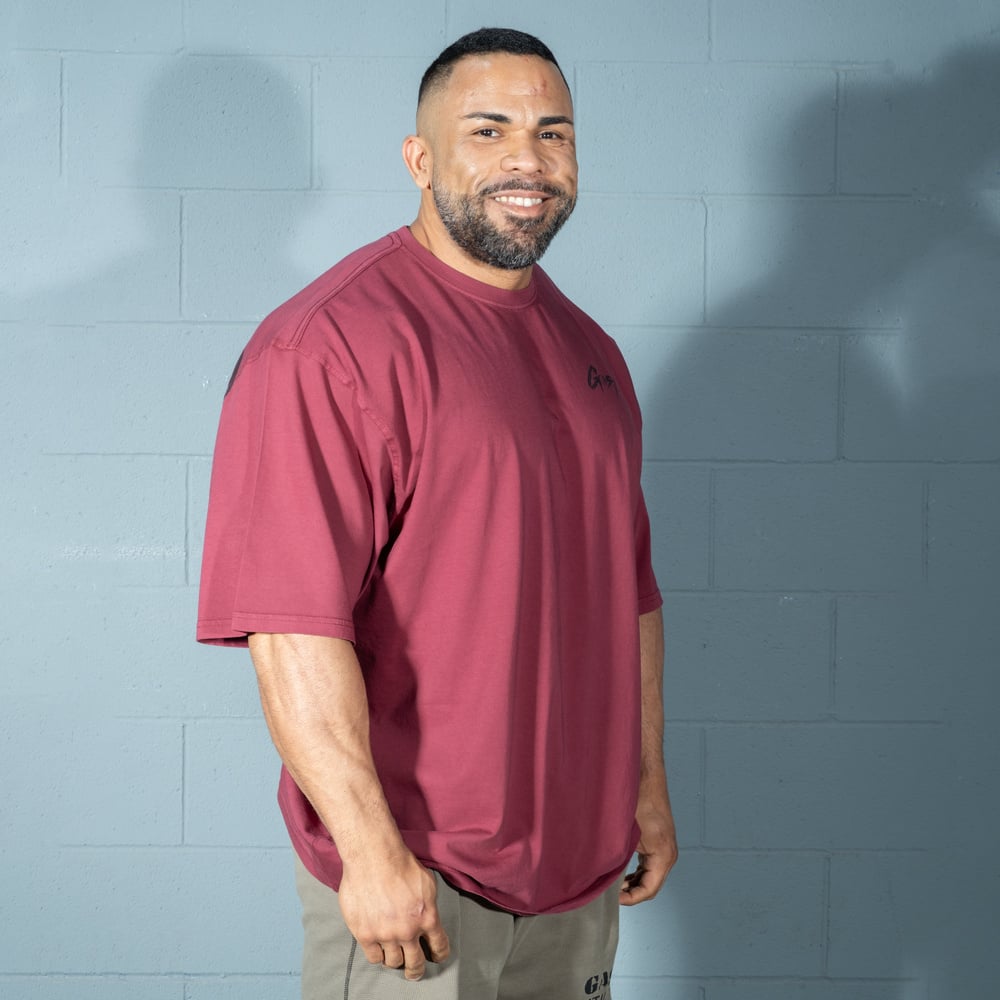 Washed Iron Tee - Washed Maroon - imagem 3