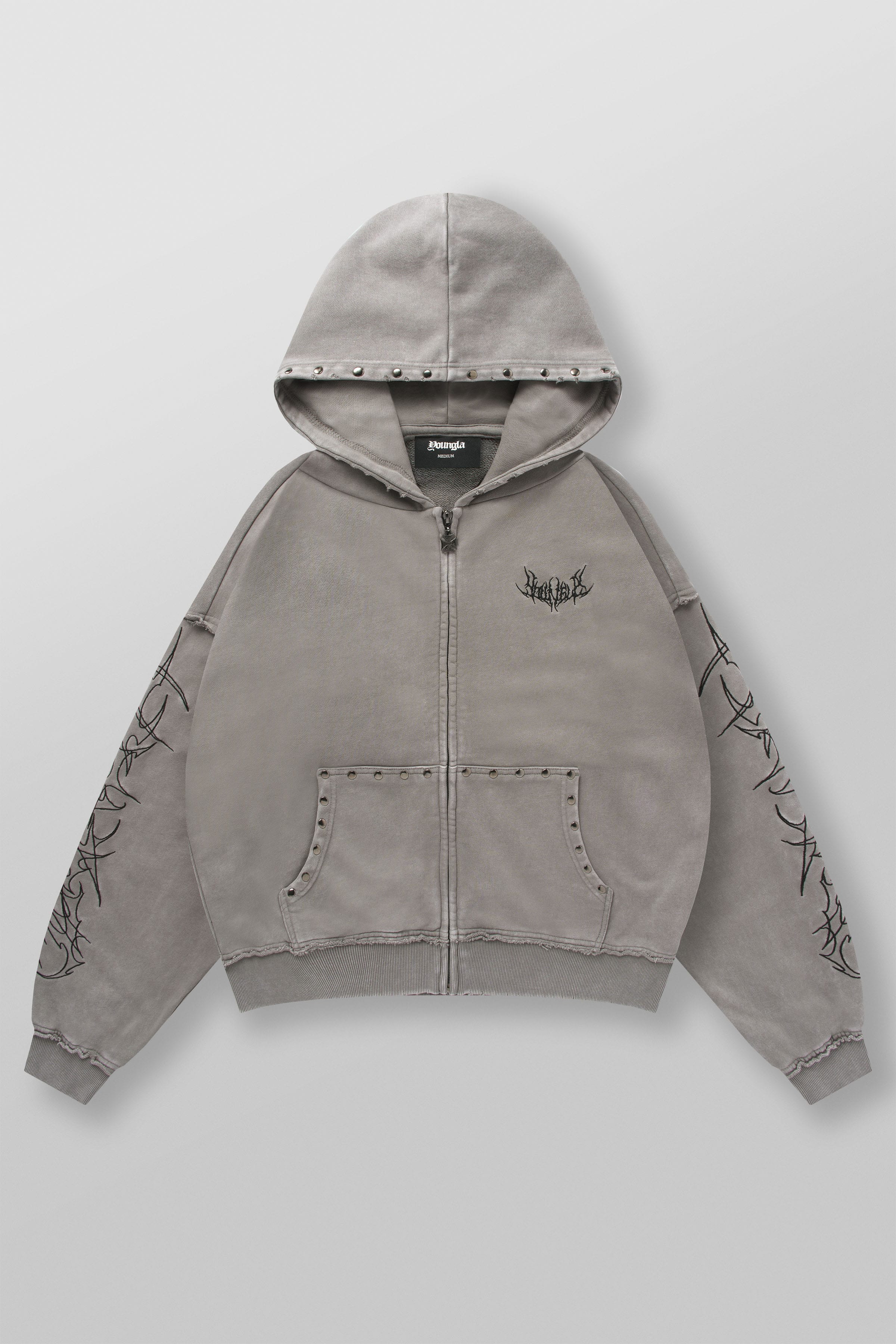 5232 - Tribal Stud Zip-Ups — imagem 10