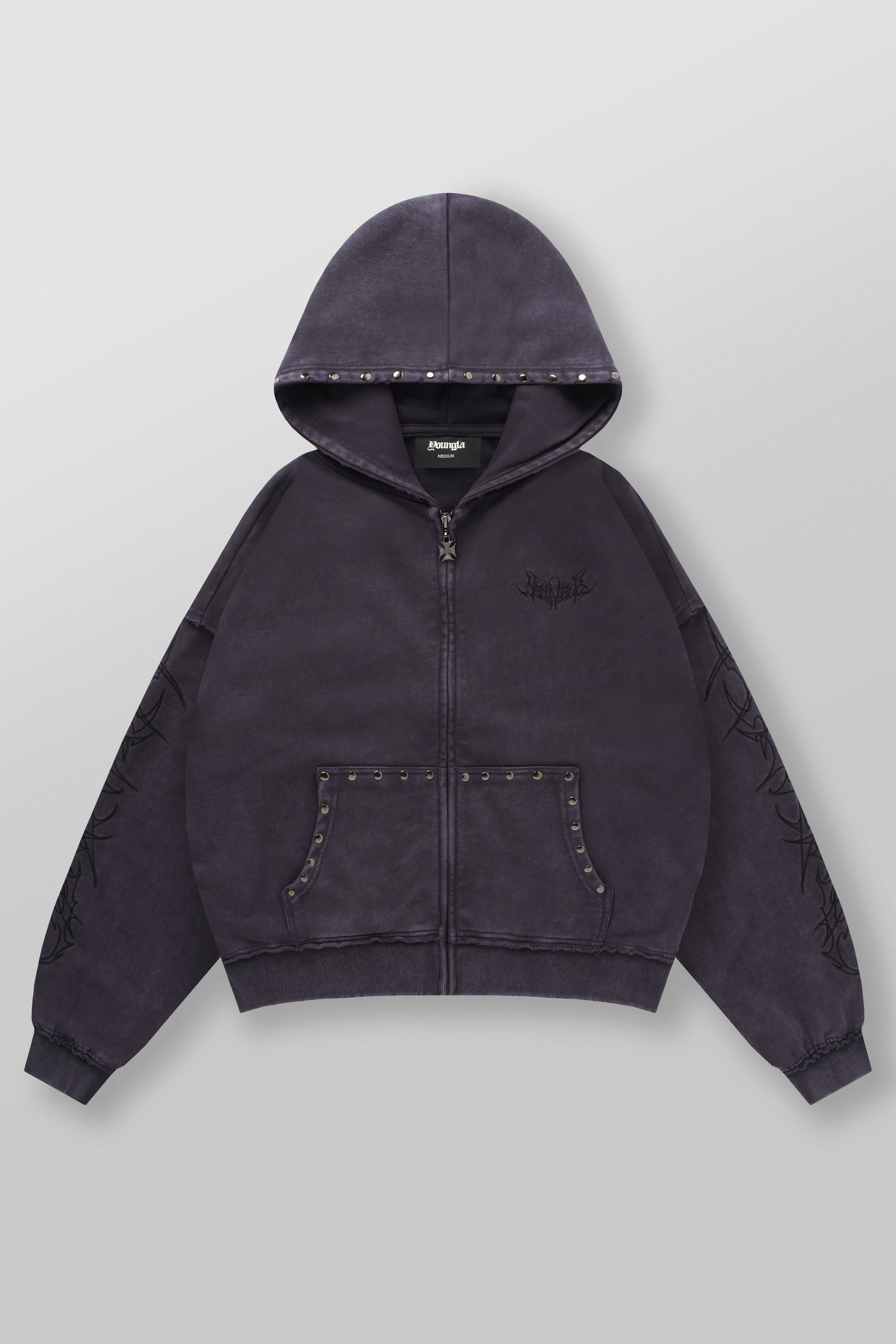 5232 - Tribal Stud Zip-Ups — imagem 13