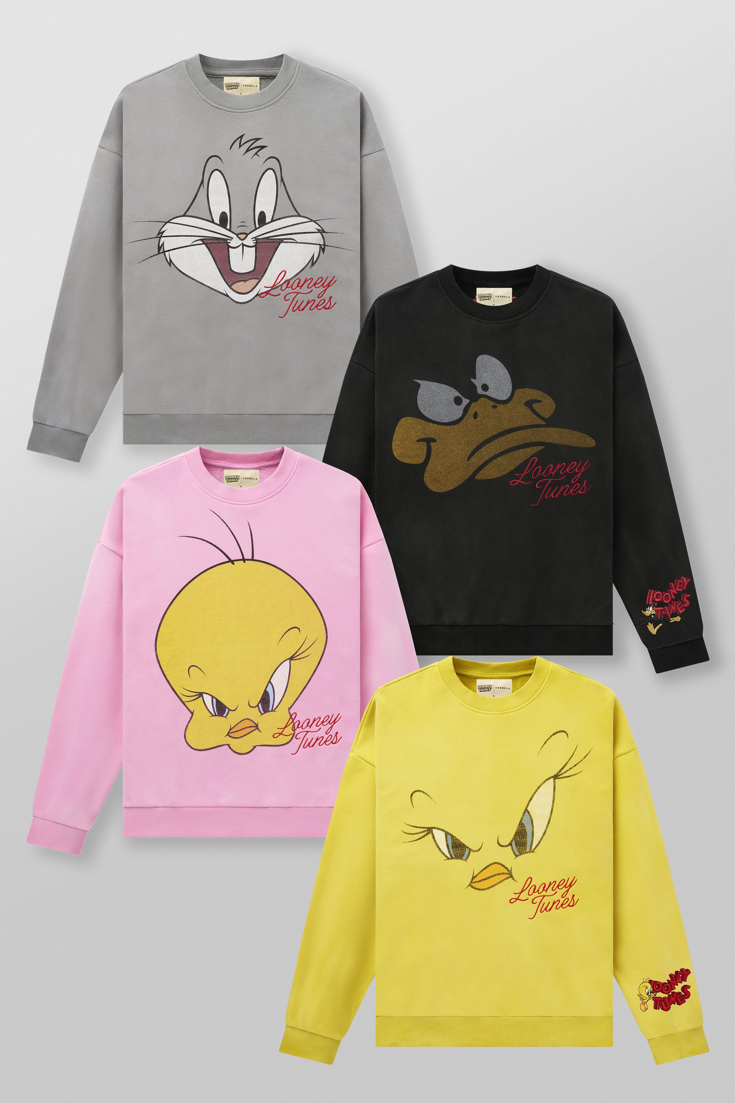 5255 - Looney Tunes Face Crewnecks — imagem 1