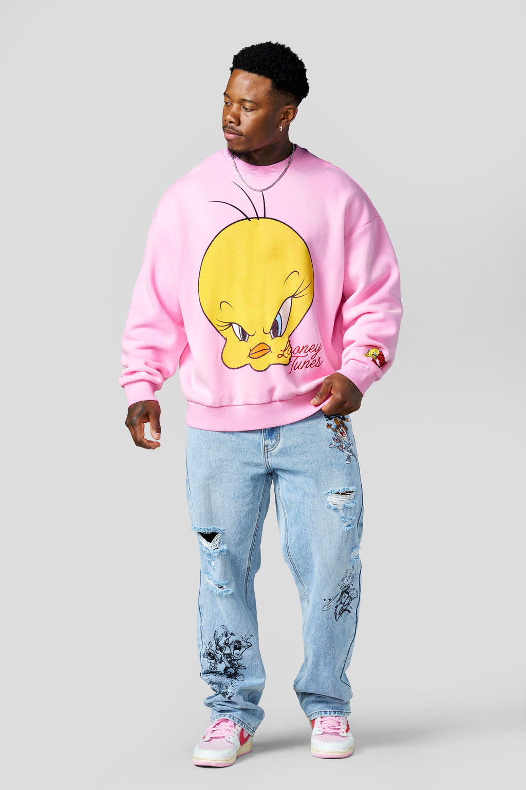 5255 - Looney Tunes Face Crewnecks — imagem 9