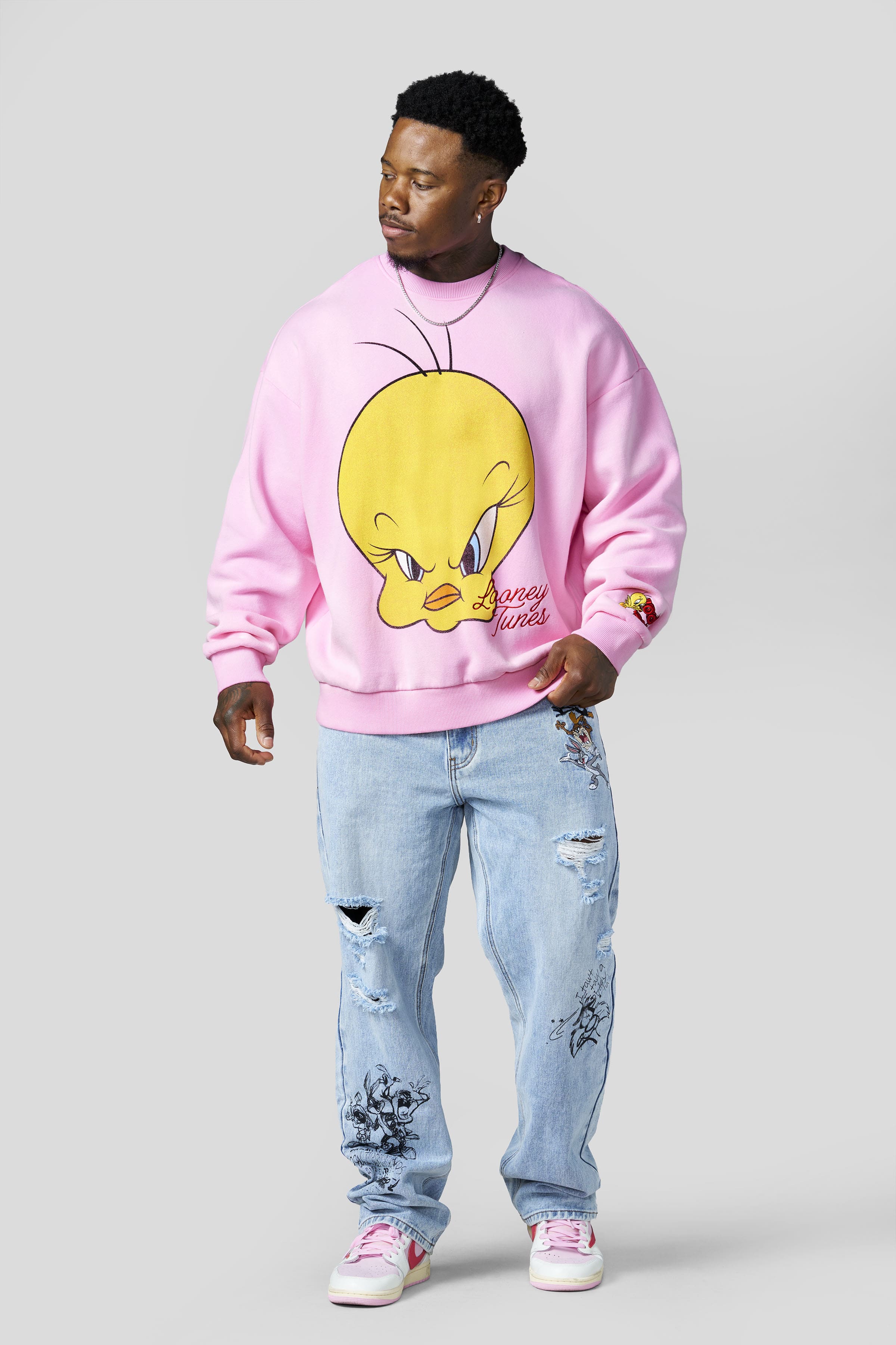 5255 - Looney Tunes Face Crewnecks — imagem 9