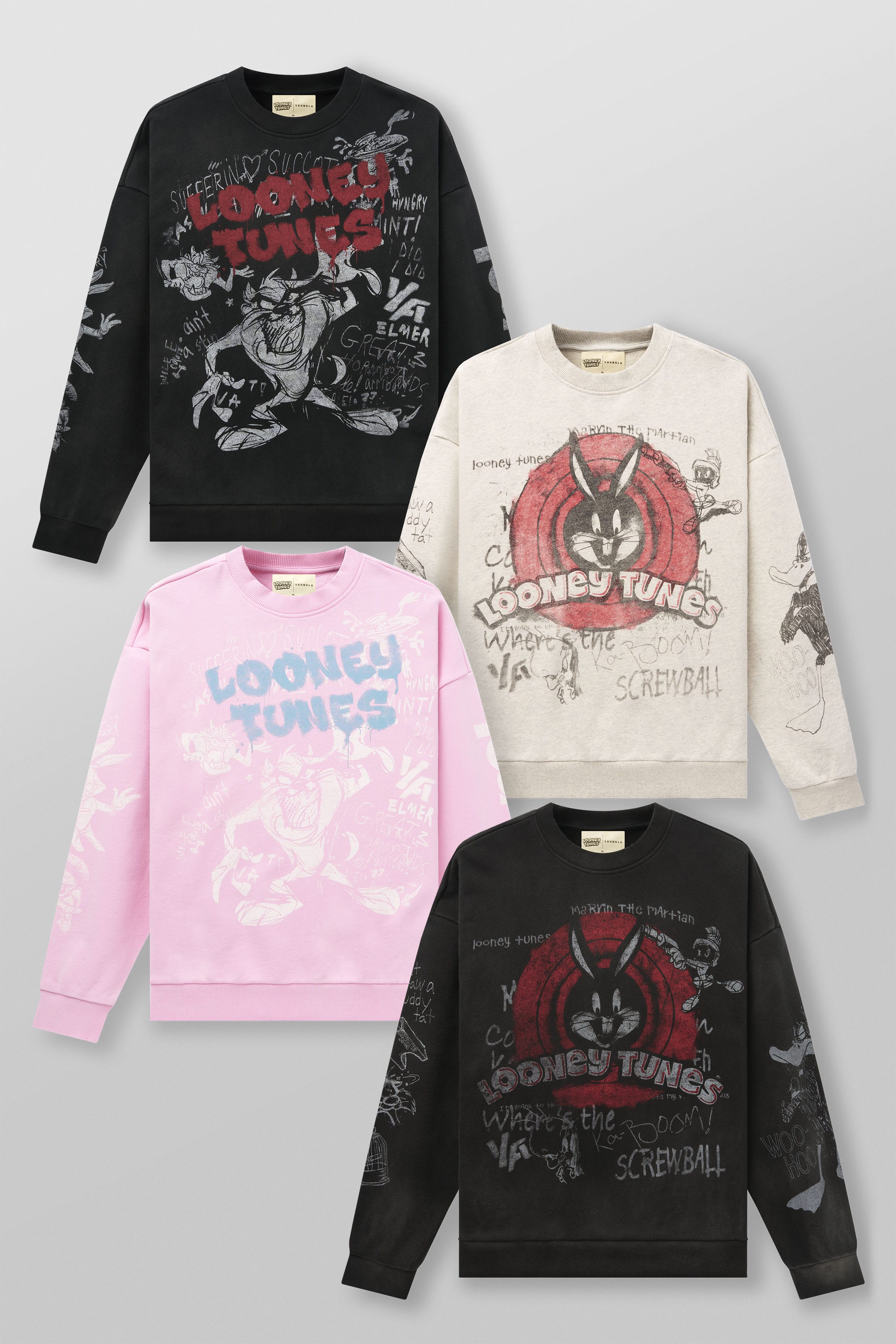 5256 - Looney Tunes Graffiti Crewnecks — imagem 1