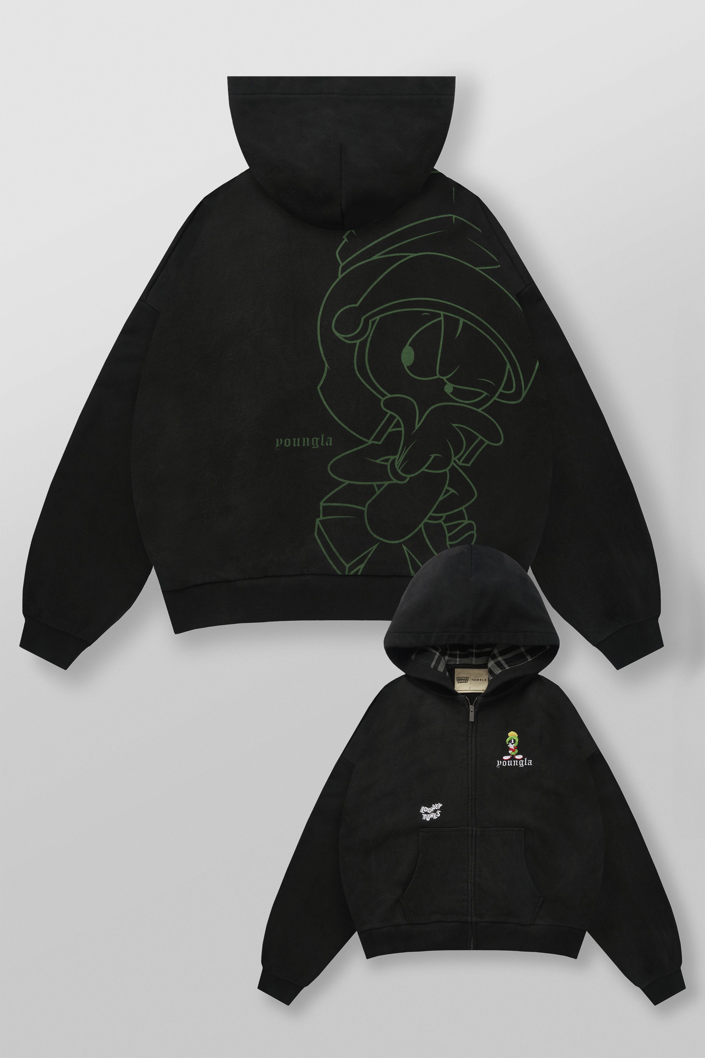 5257 - Looney Tunes Plaid Zip-Ups — imagem 8