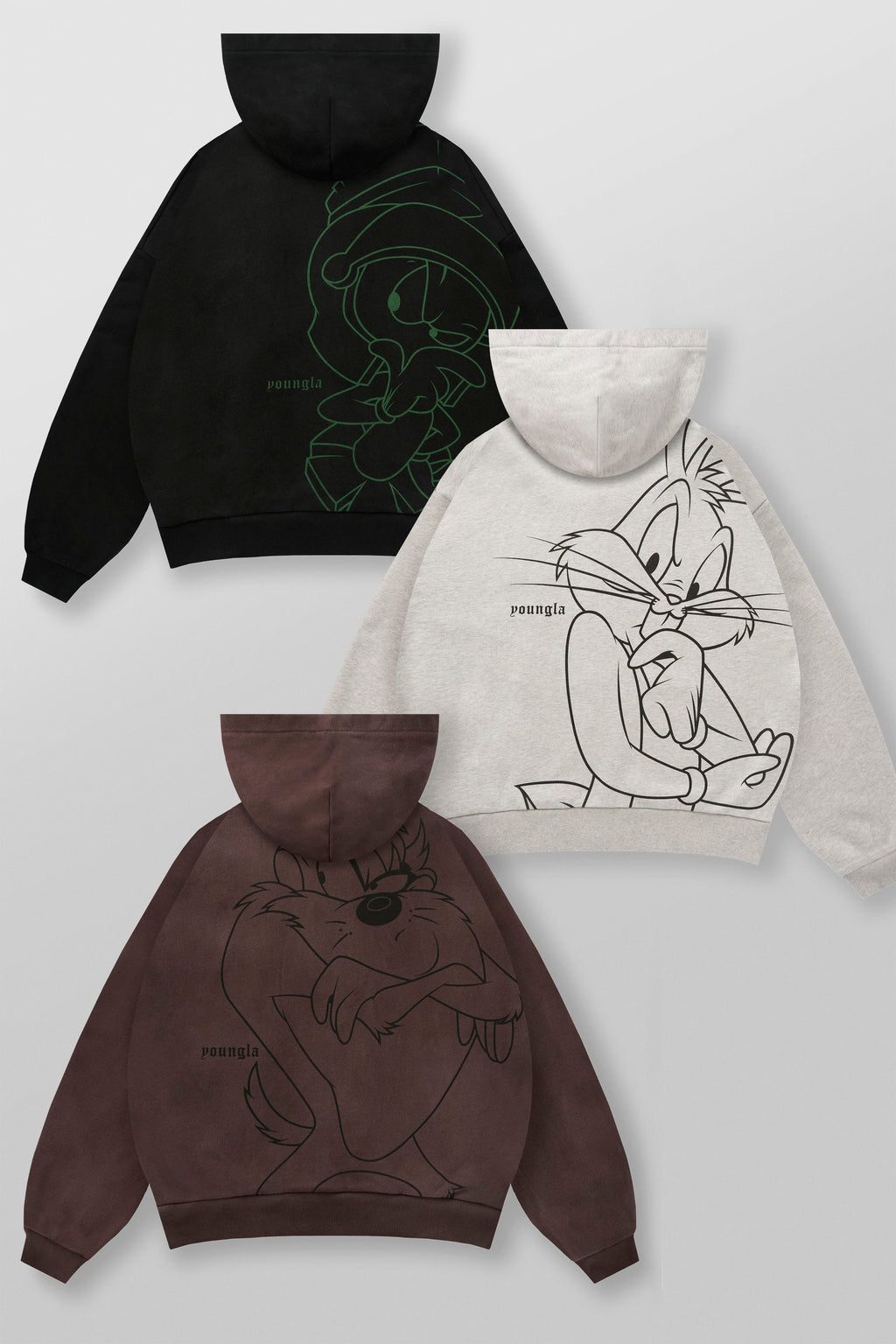 5257 - Looney Tunes Plaid Zip-Ups — imagem 1