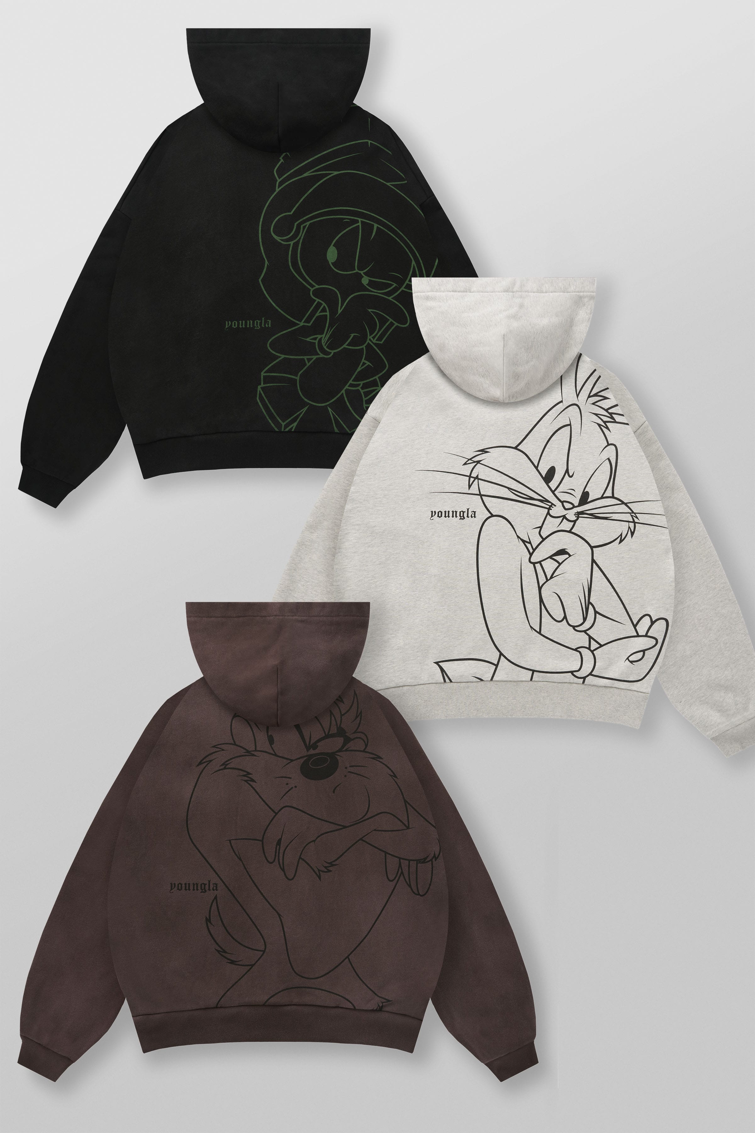 5257 - Looney Tunes Plaid Zip-Ups — imagem 1