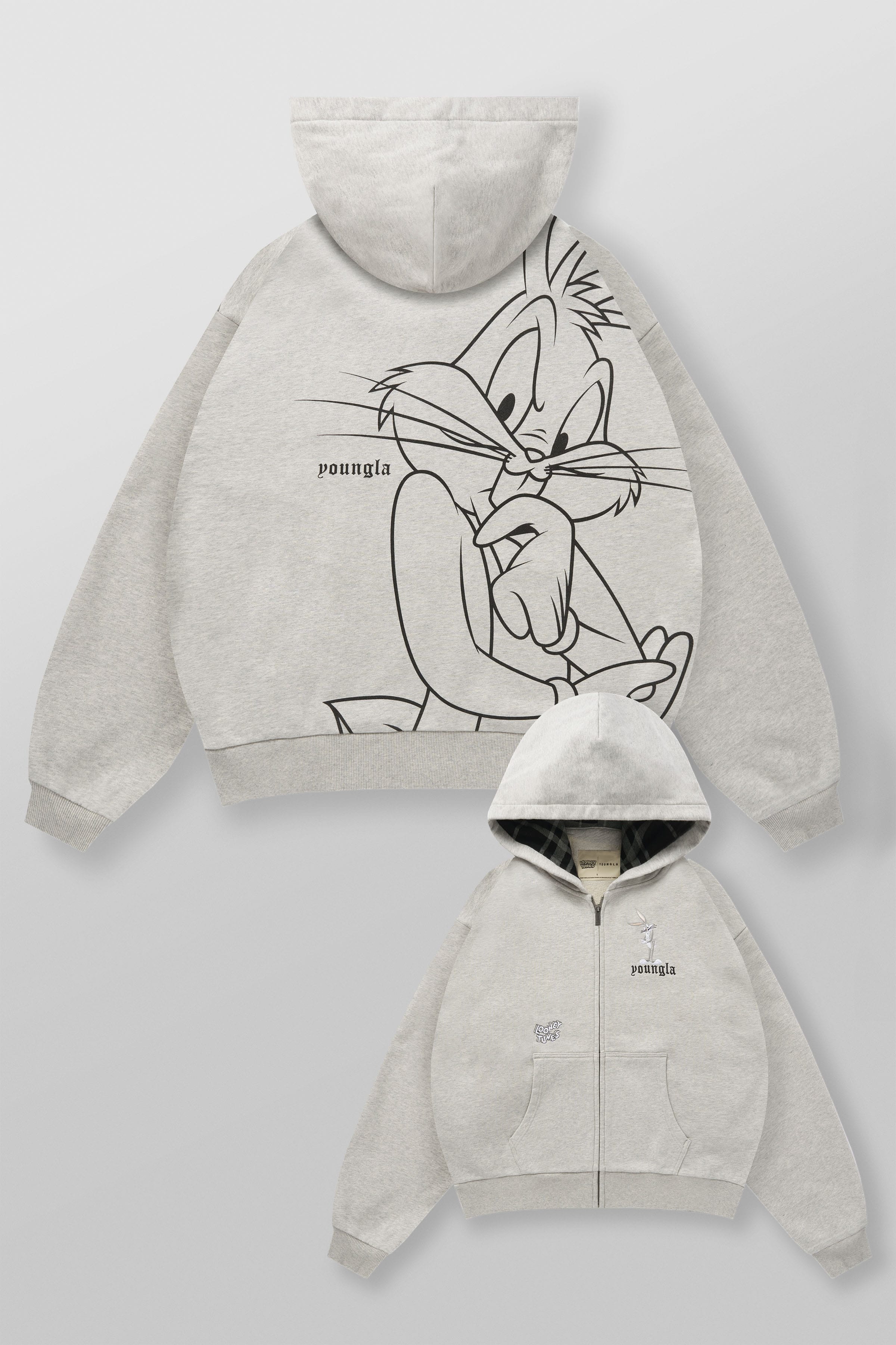 5257 - Looney Tunes Plaid Zip-Ups — imagem 9