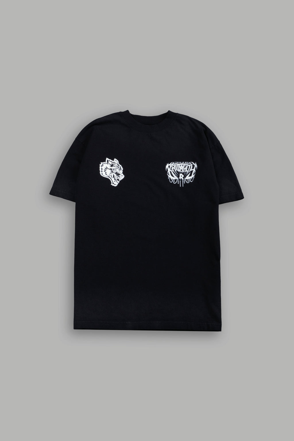 Rhea Forever Grunge Tee in Black Drift Wash — imagem 4
