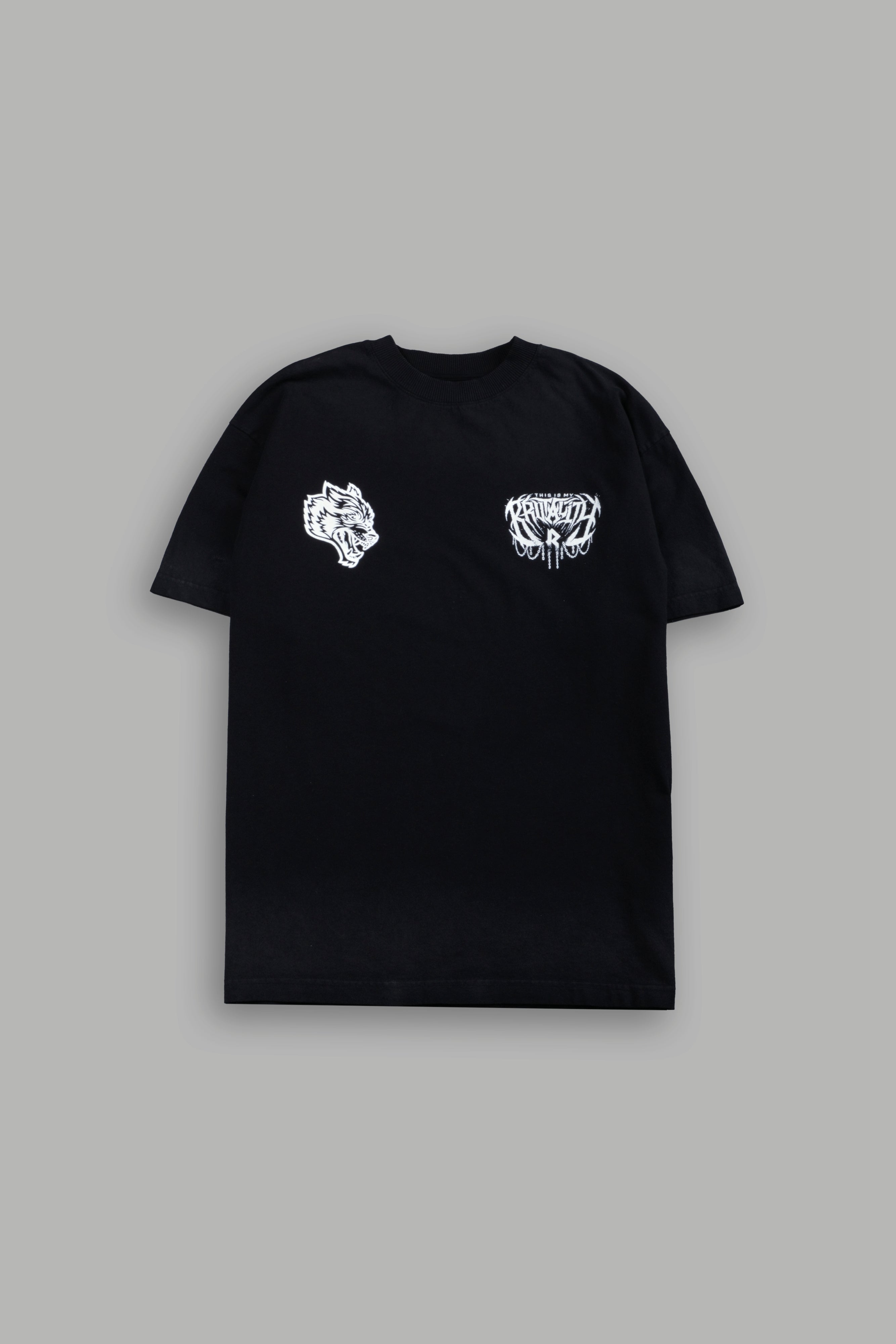 Rhea Forever Grunge Tee in Black Drift Wash — imagem 4