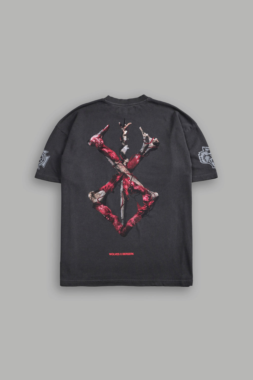 Brand of Sacrifice "Premium" Oversized Tee in Wolf Gray - imagem 3