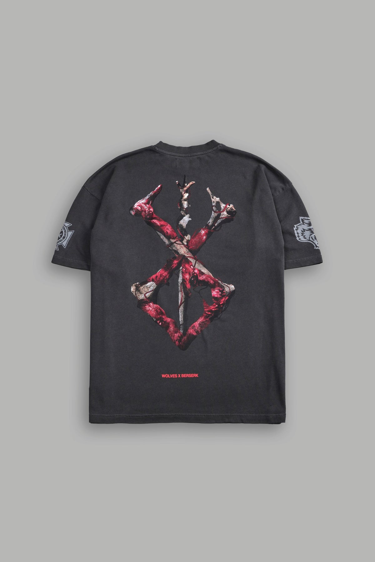 Brand of Sacrifice "Premium" Oversized Tee in Wolf Gray - imagem 3