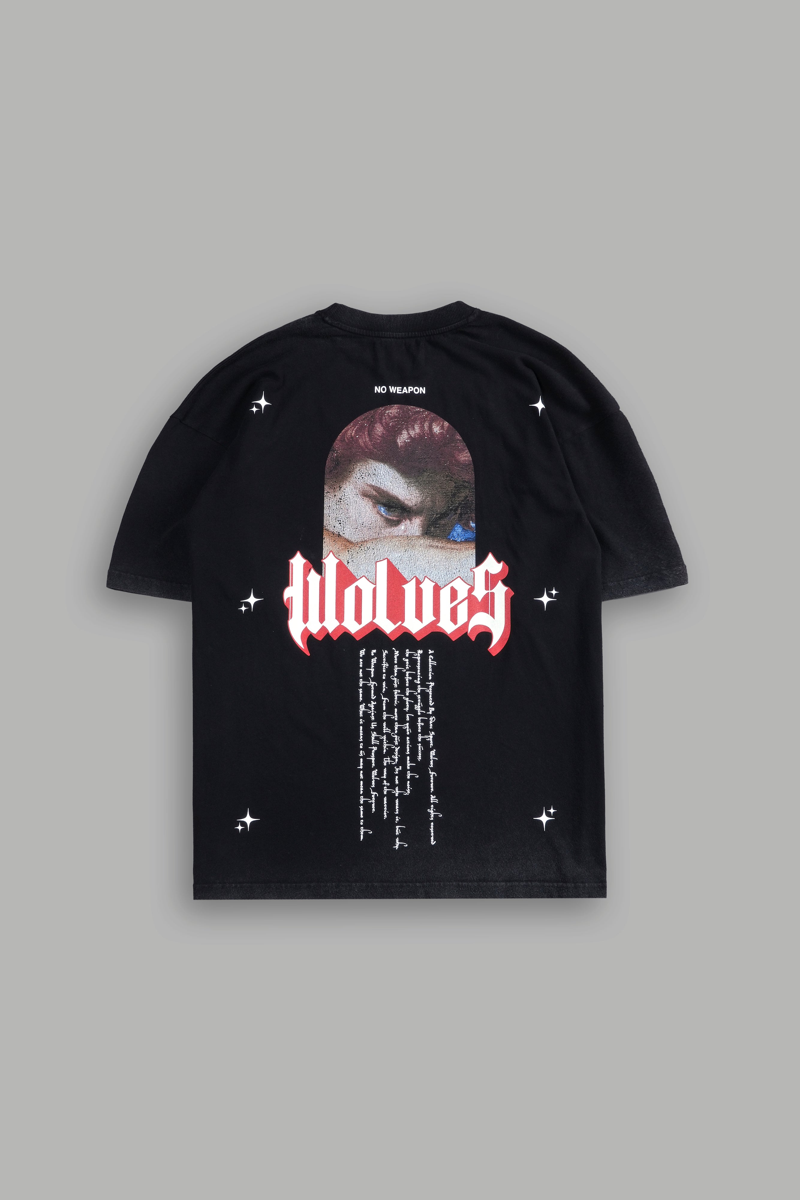 Now and Forever V2 "Premium" Oversized Tee in Black — imagem 1