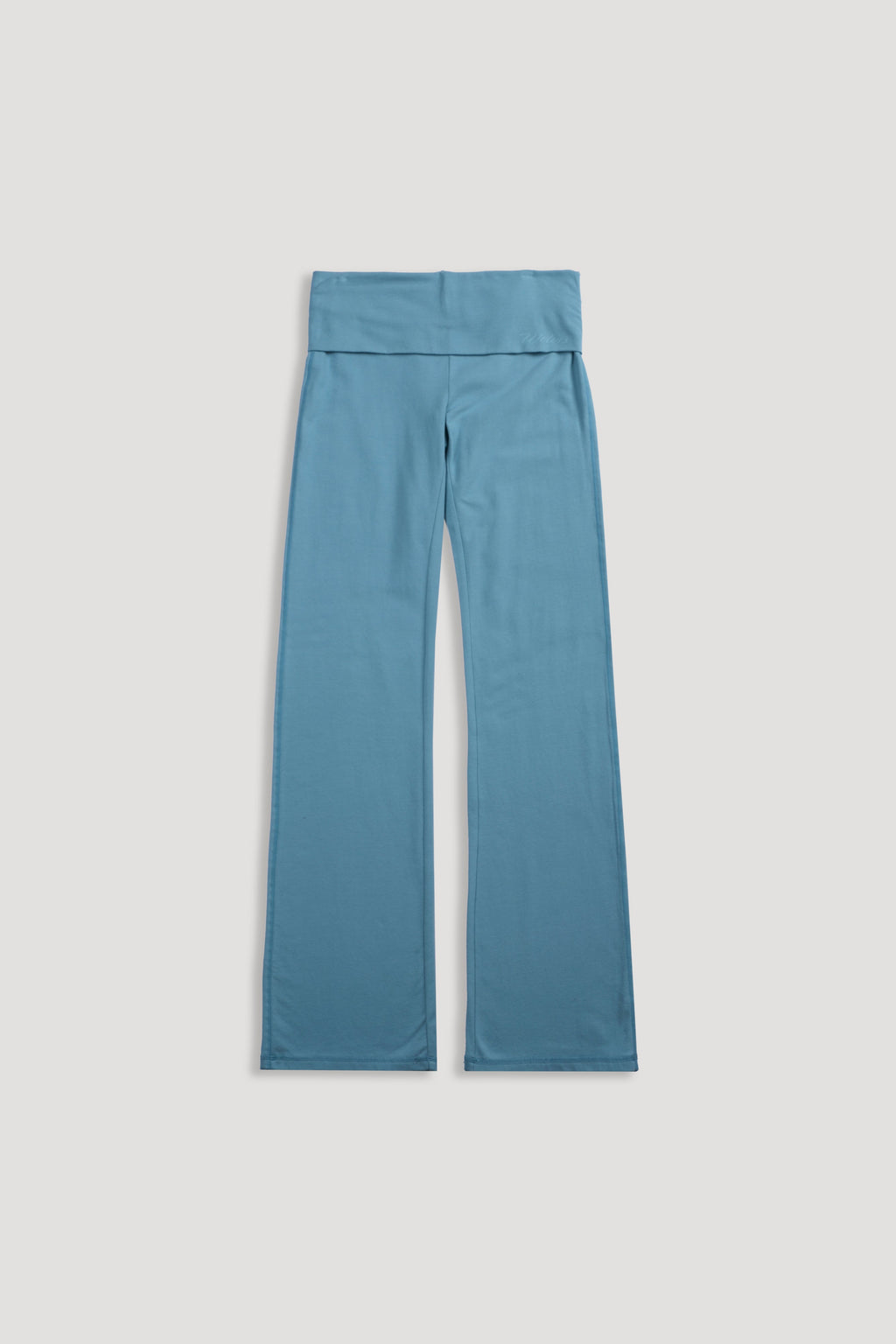 Cursive Wolves "Romy" Foldover Pants in Dusty Turquoise — imagem 13