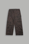 Wolves Chopper Dillon Pants in Darc Brown Leopard