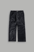 Wolves Chopper McKagan Faux Leather Pants in Black — imagem 1