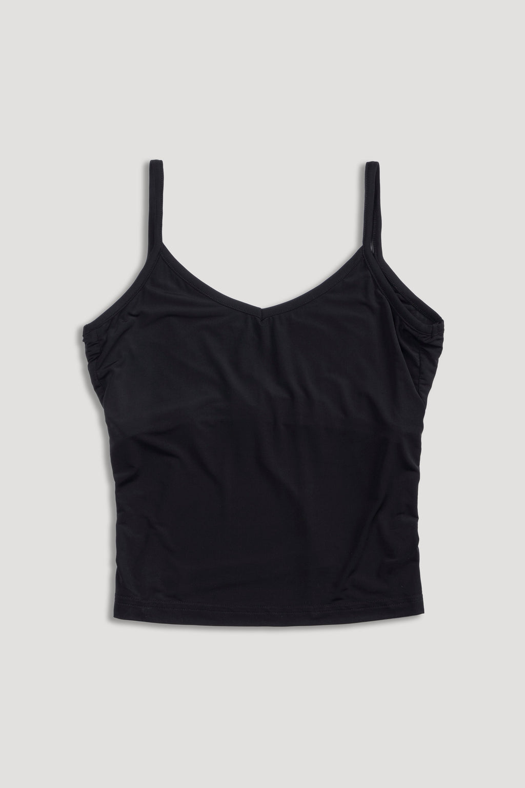 Forever Mark "Hallie" Silky Tank Top in Black — imagem 9