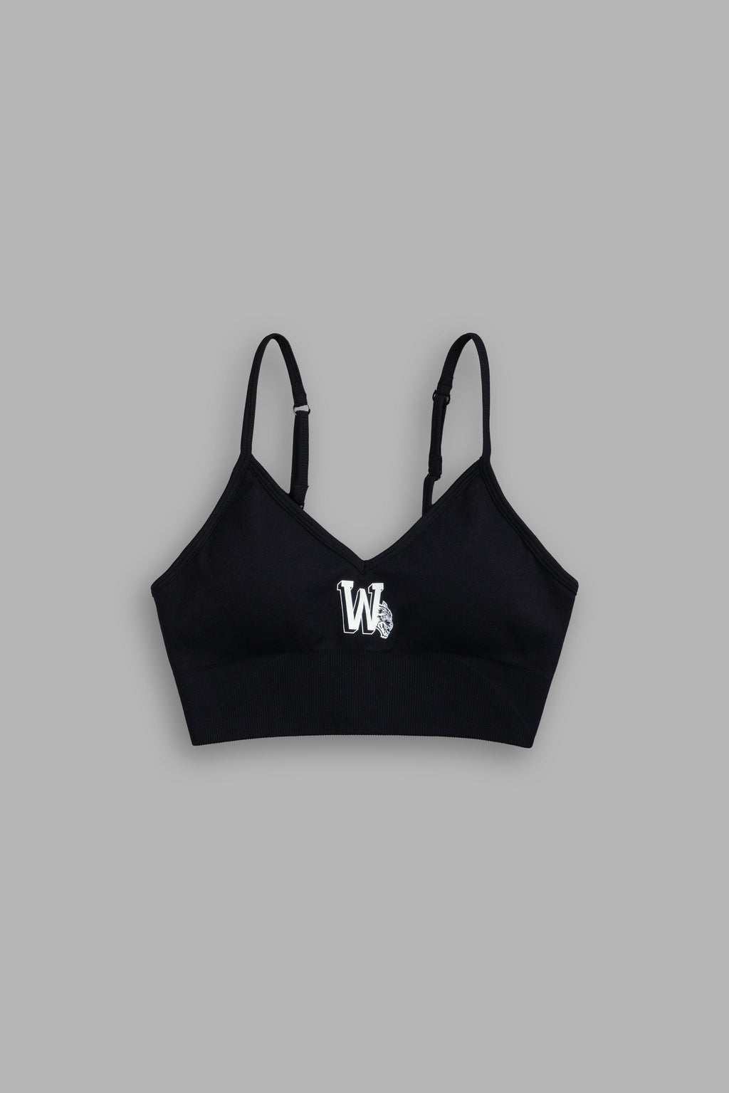 Our Stamp "Everson Seamless" Sports Bra in Black - imagem 3
