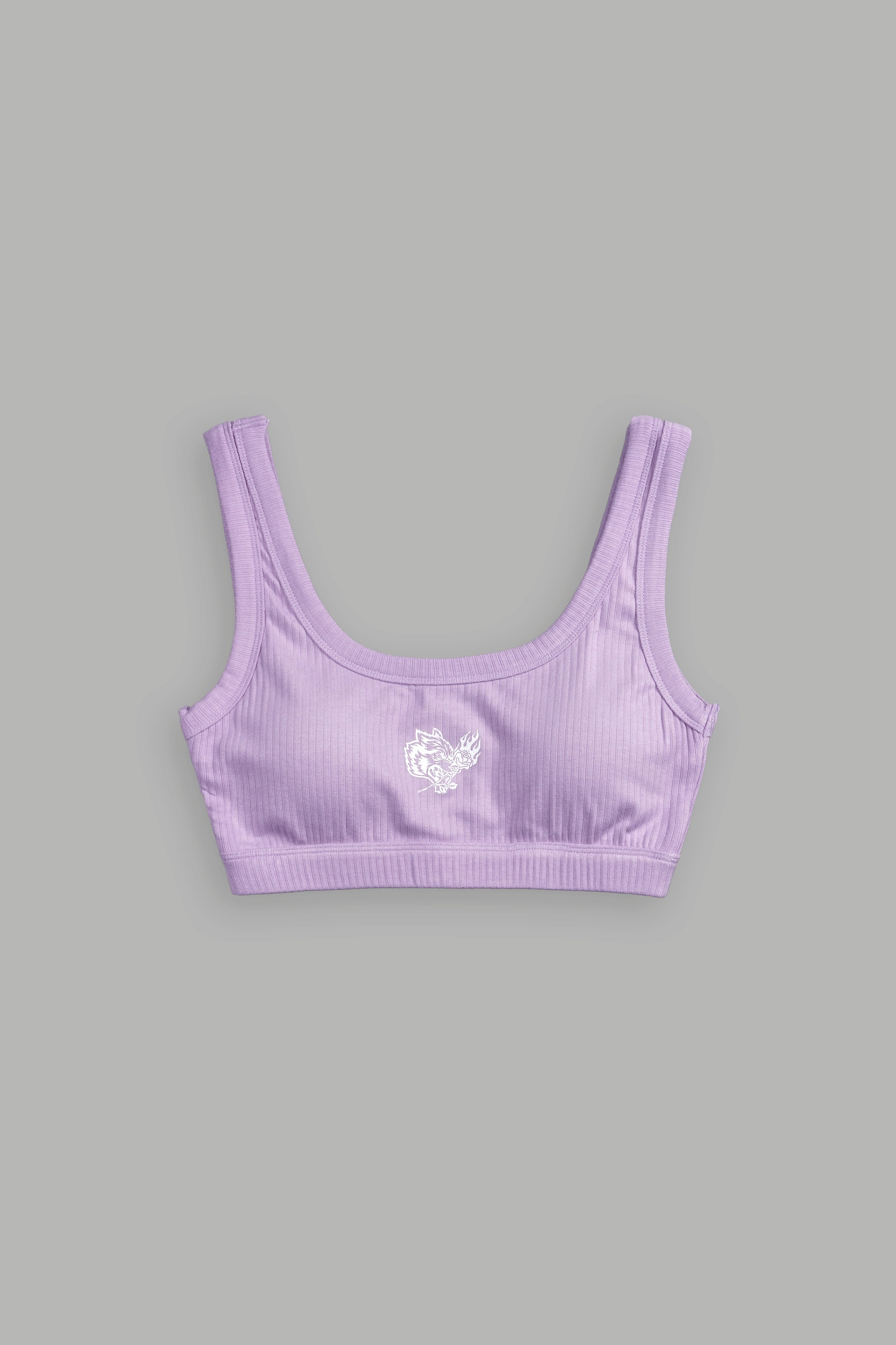 Roses While We're Here Wellness Bra in Ghost Orchid — imagem 8