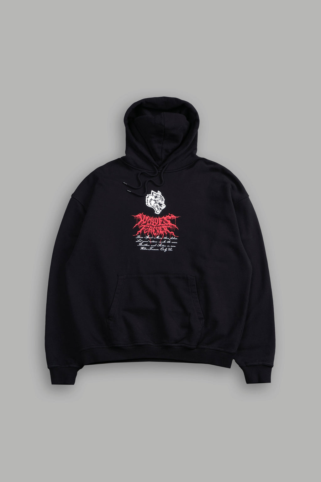 Jack Hammer "Grunge" Hoodie in Black — imagem 3