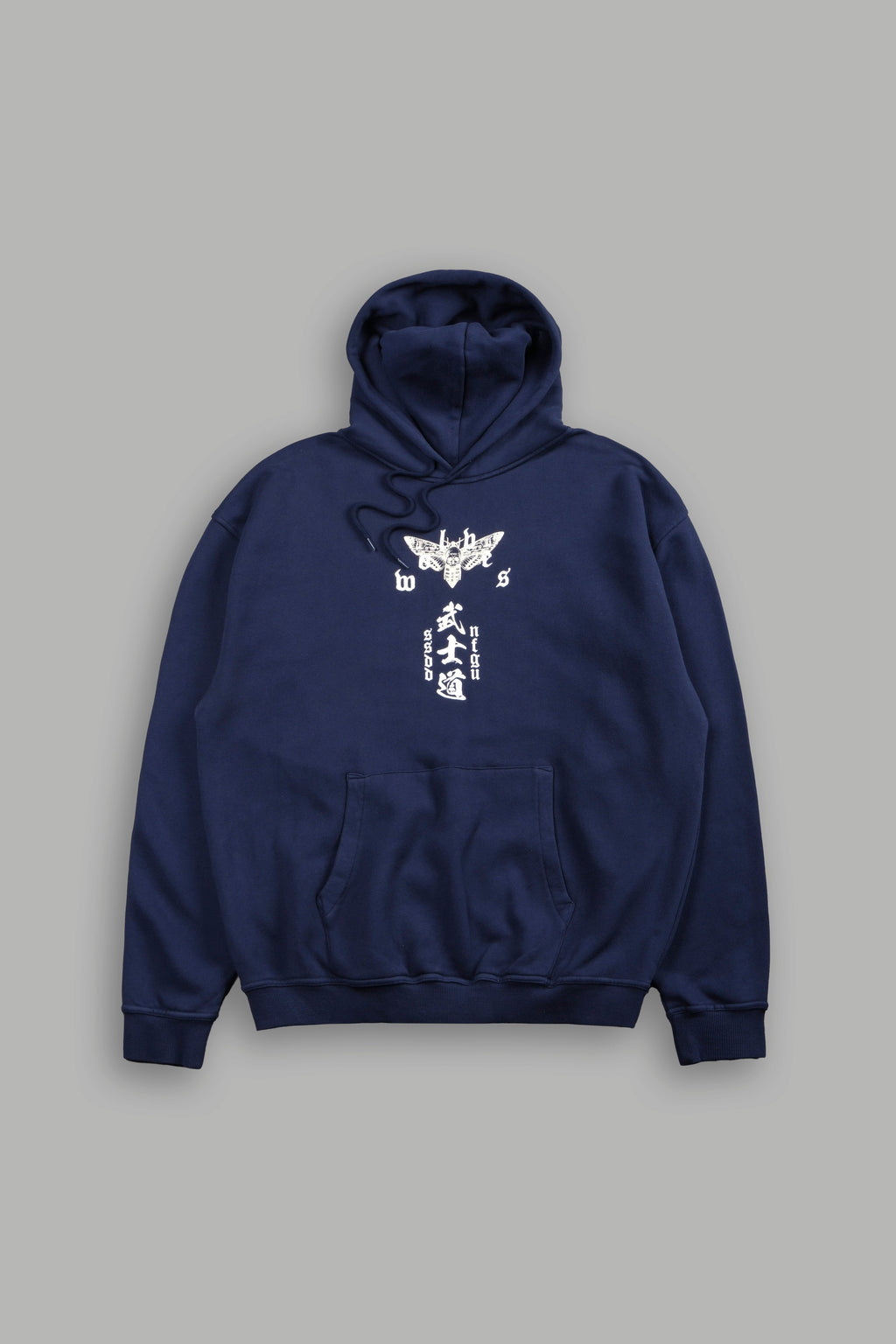 Shinigami'S Embrace Bishop Hoodie in Navy — imagem 3