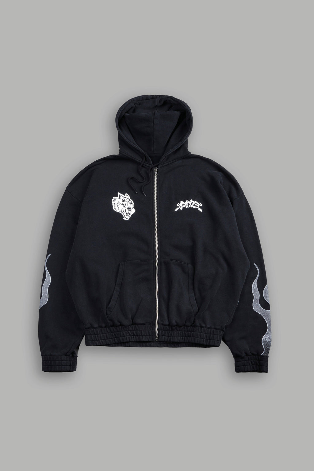 Our Code Chambers Zip Hoodie in Black — imagem 3