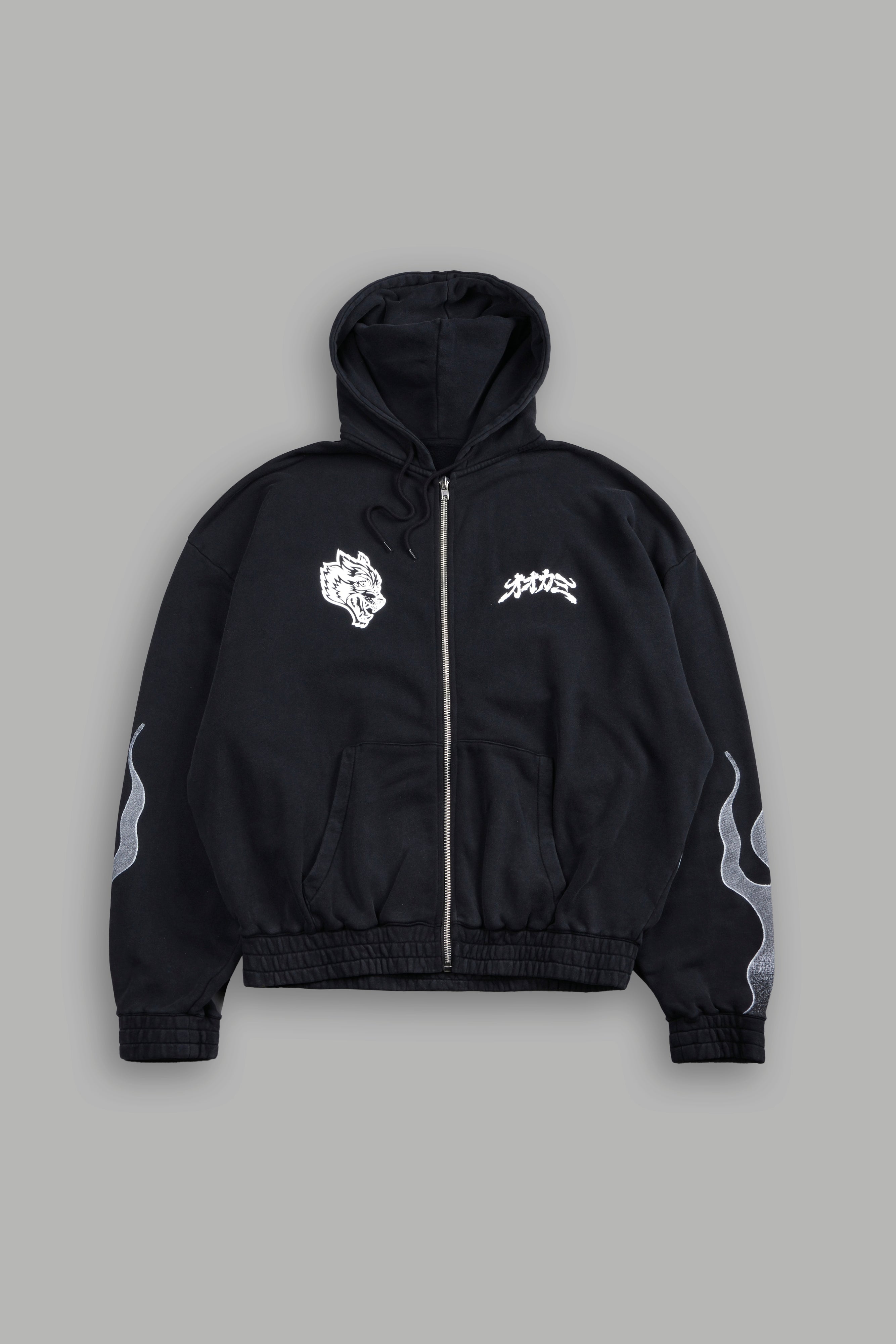 Our Code Chambers Zip Hoodie in Black — imagem 3
