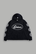 True to Our Core "Moaty" Hoodie in Black Drift Wash — imagem 1
