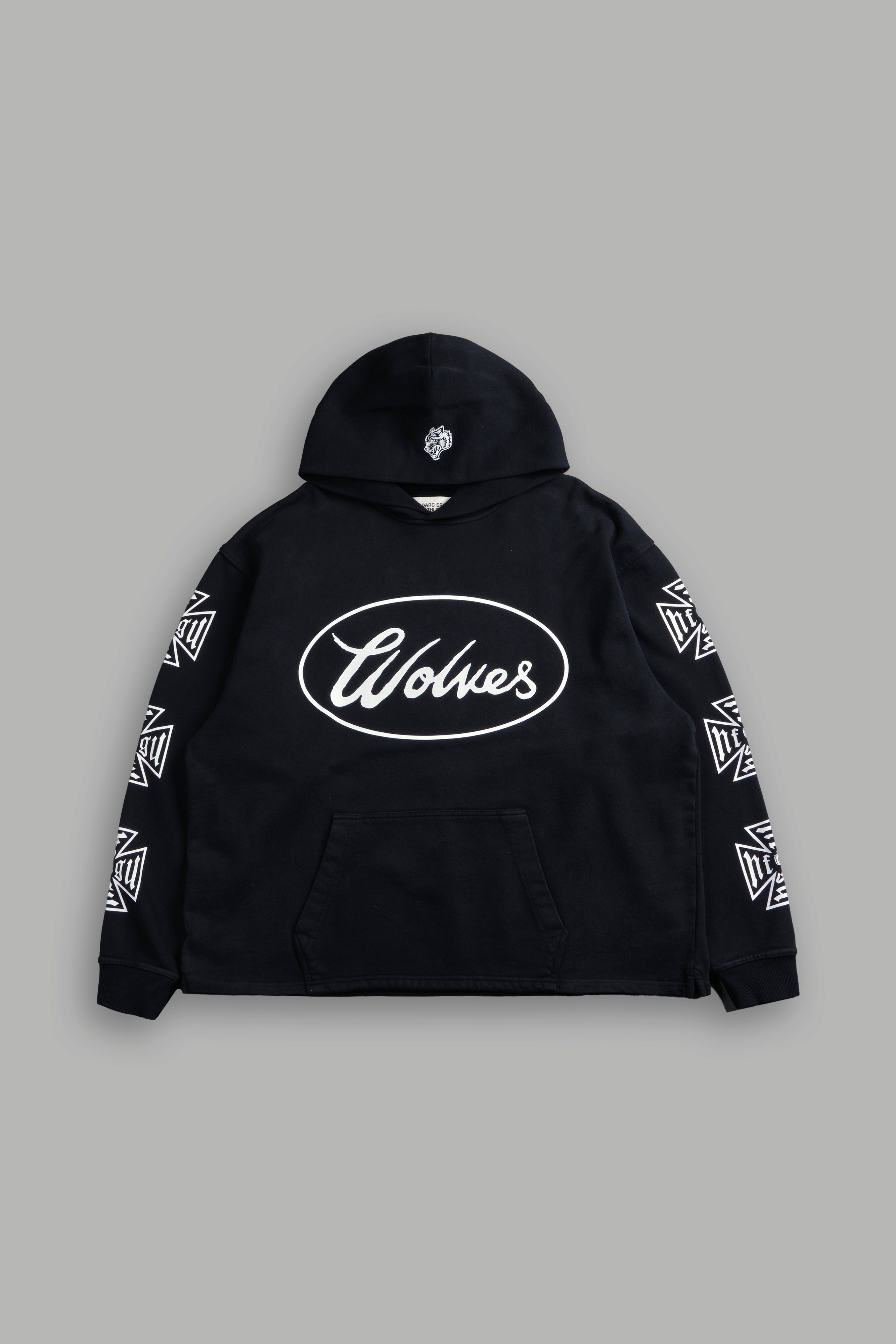 True to Our Core "Moaty" Hoodie in Black Drift Wash — imagem 1