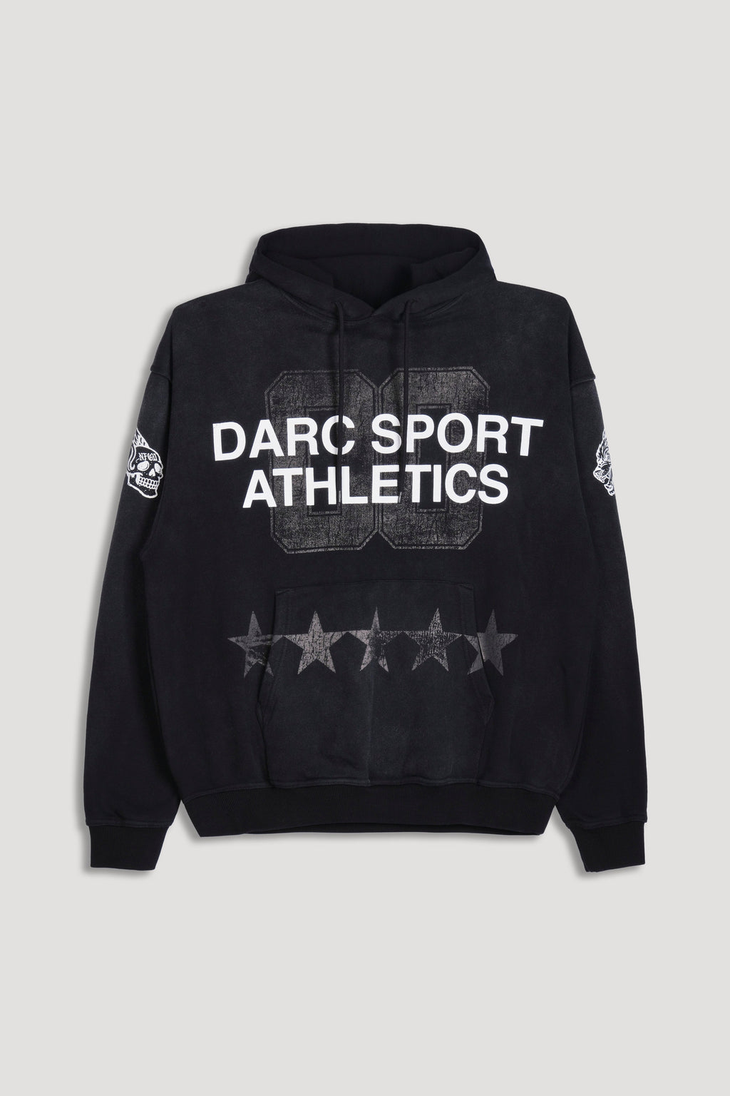 00 DSA Bishop Hoodie In Black Super Sun Fade — imagem 3
