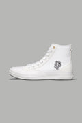 Wolves Forever Sueded Walk 1-DIOS High Top Shoe in White — imagem 1