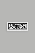 Midnight Wolves Large Sticker in Black — imagem 1