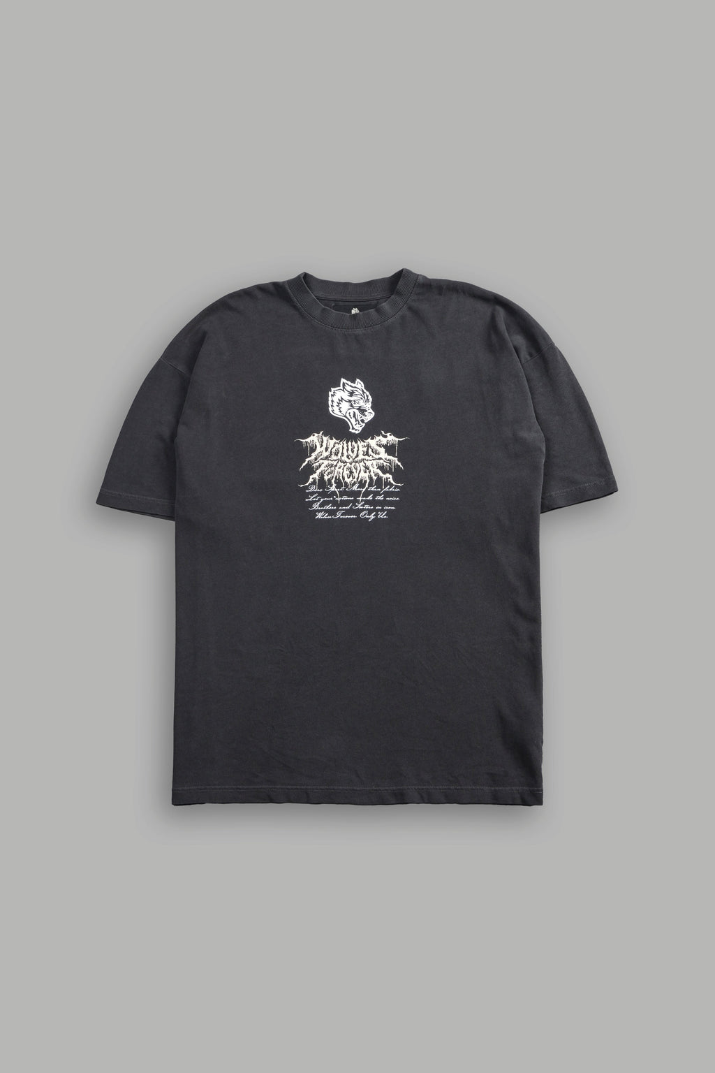 Jack Hammer "Premium" Oversized Tee in Wolf Gray — imagem 3