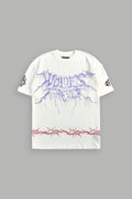 Drip Hesh "Premium" Oversized Tee in Cream — imagem 1