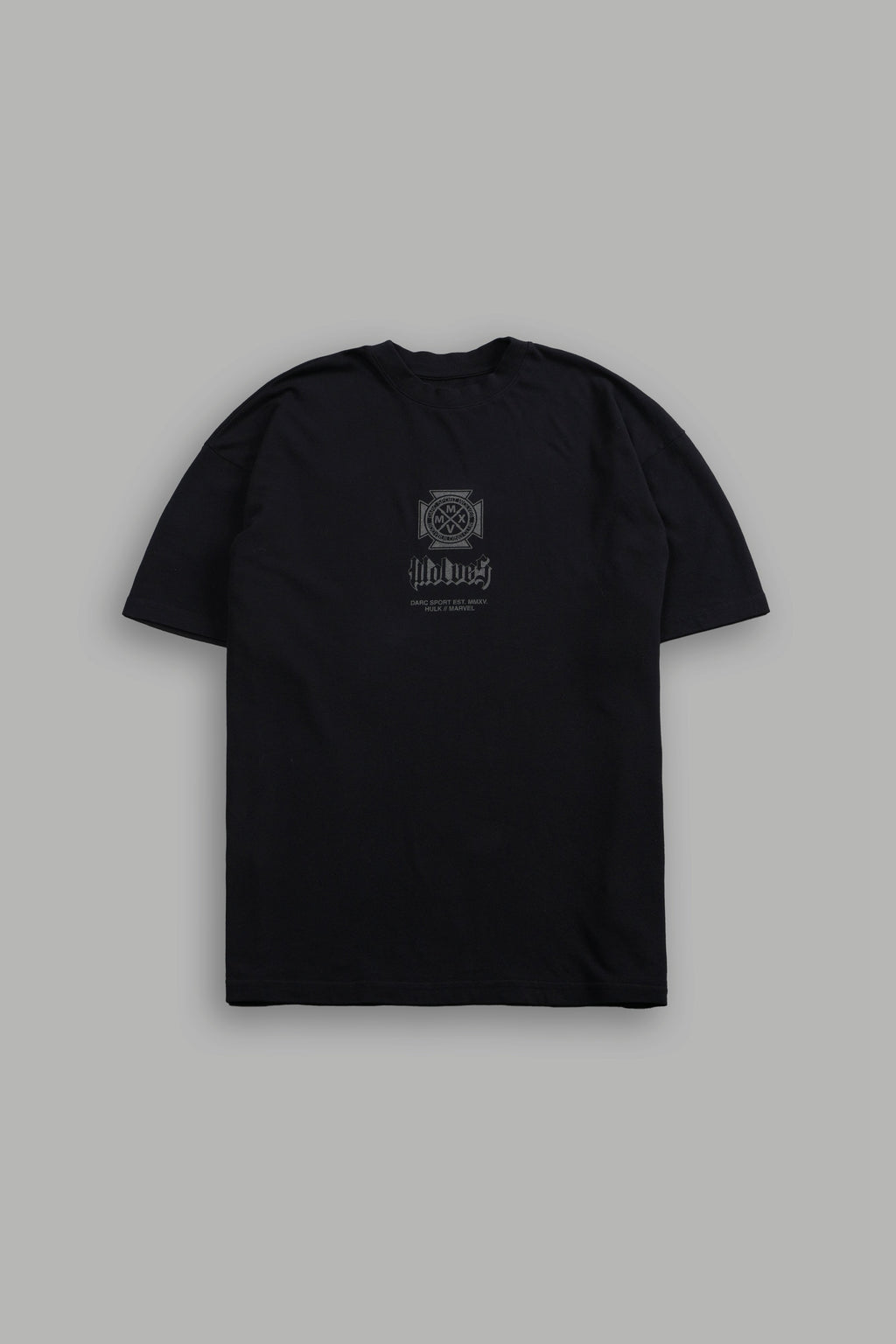 Hulk Clash Side-By-Side Series Premium Oversized Tee in Black