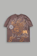 Cherub Flame Premium Tee In Mojave Brown - imagem 1