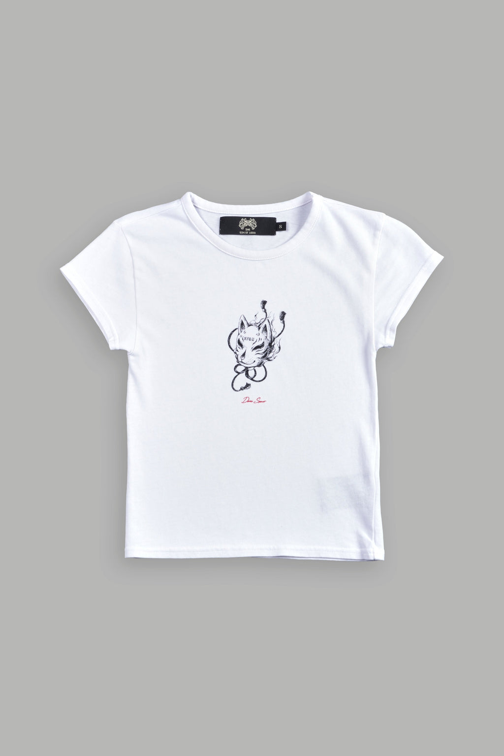 NFGU Kitsune "Baby" Tee in White — imagem 3