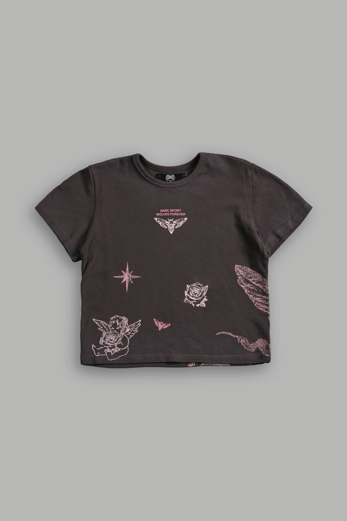 Sacred Flash "Timeless" Tee in Darc Brown Drift Wash - imagem 5
