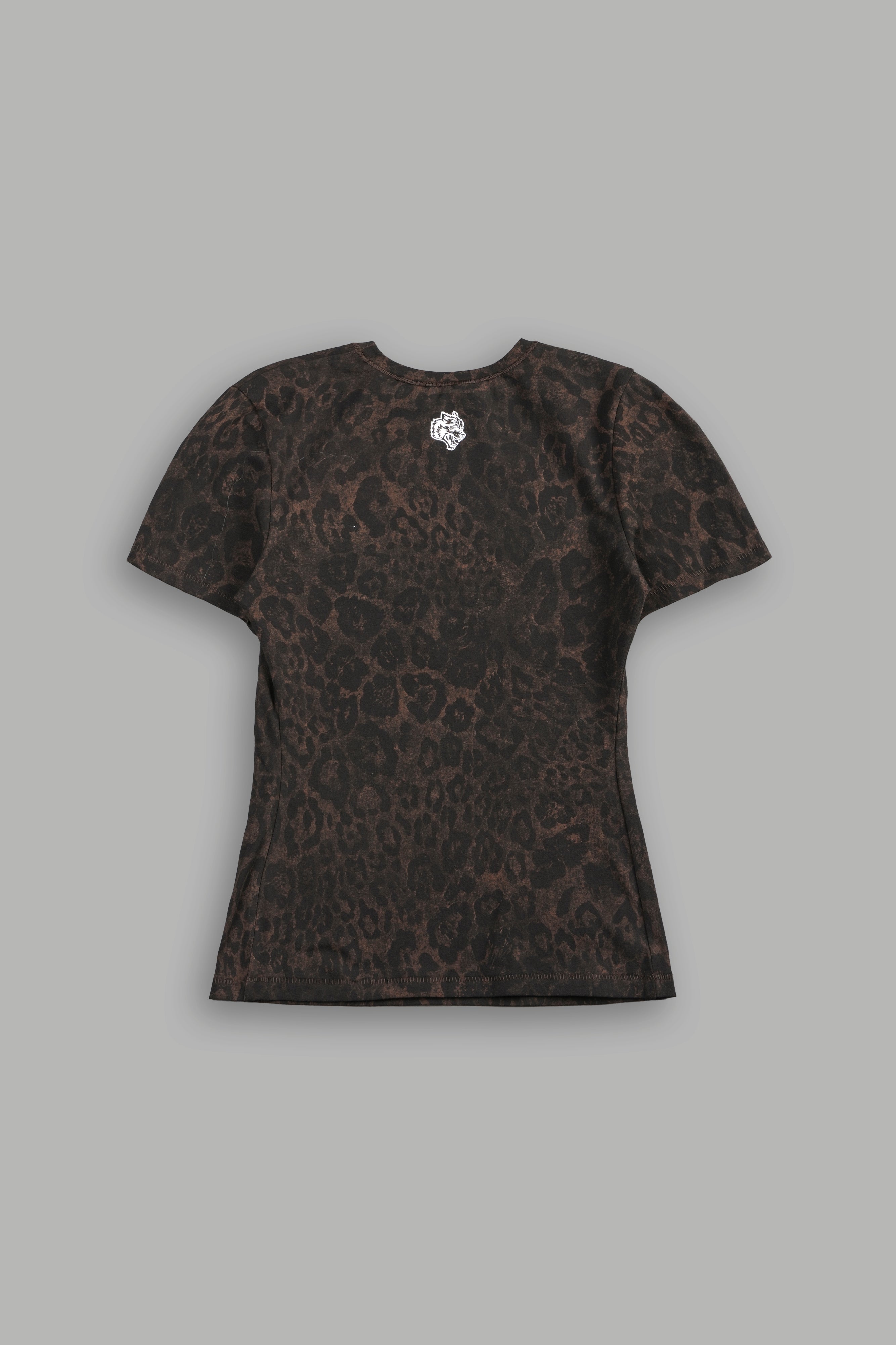 Minnie Mouse Hesh Eden Ss Tee in Darc Brown Leopard