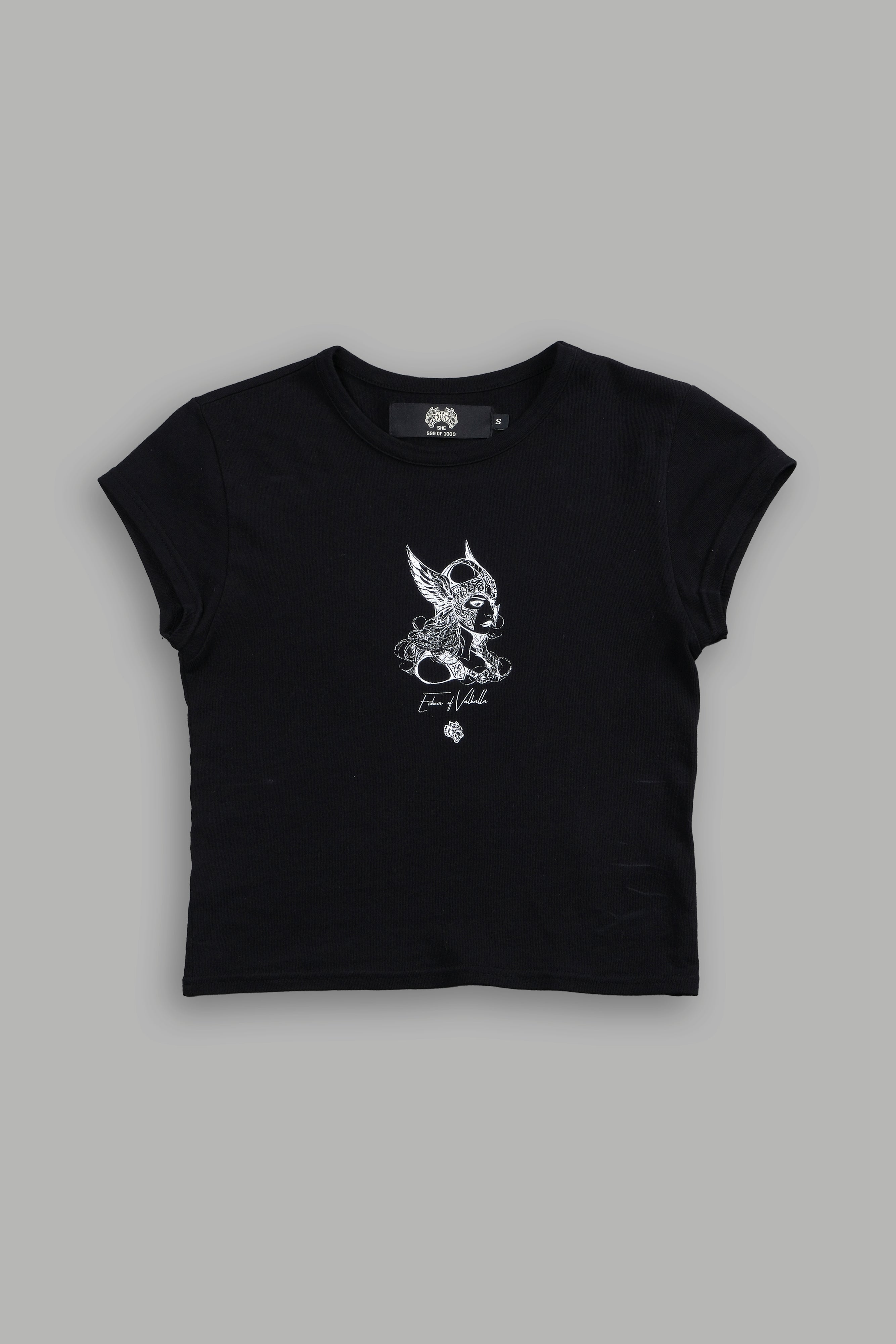She Warrior "Baby" Tee in Black — imagem 2