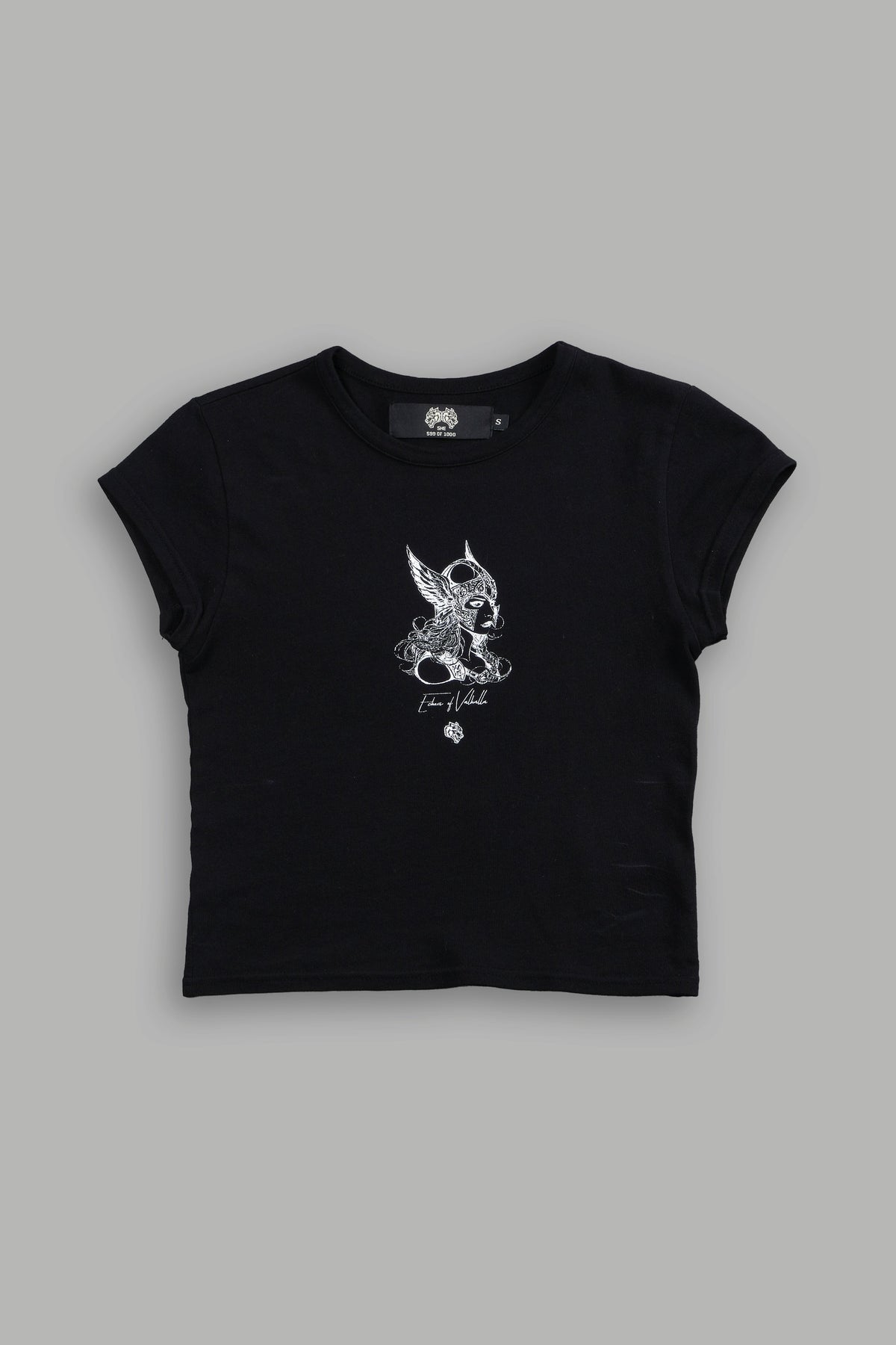 She Warrior "Baby" Tee in Black - imagem 2