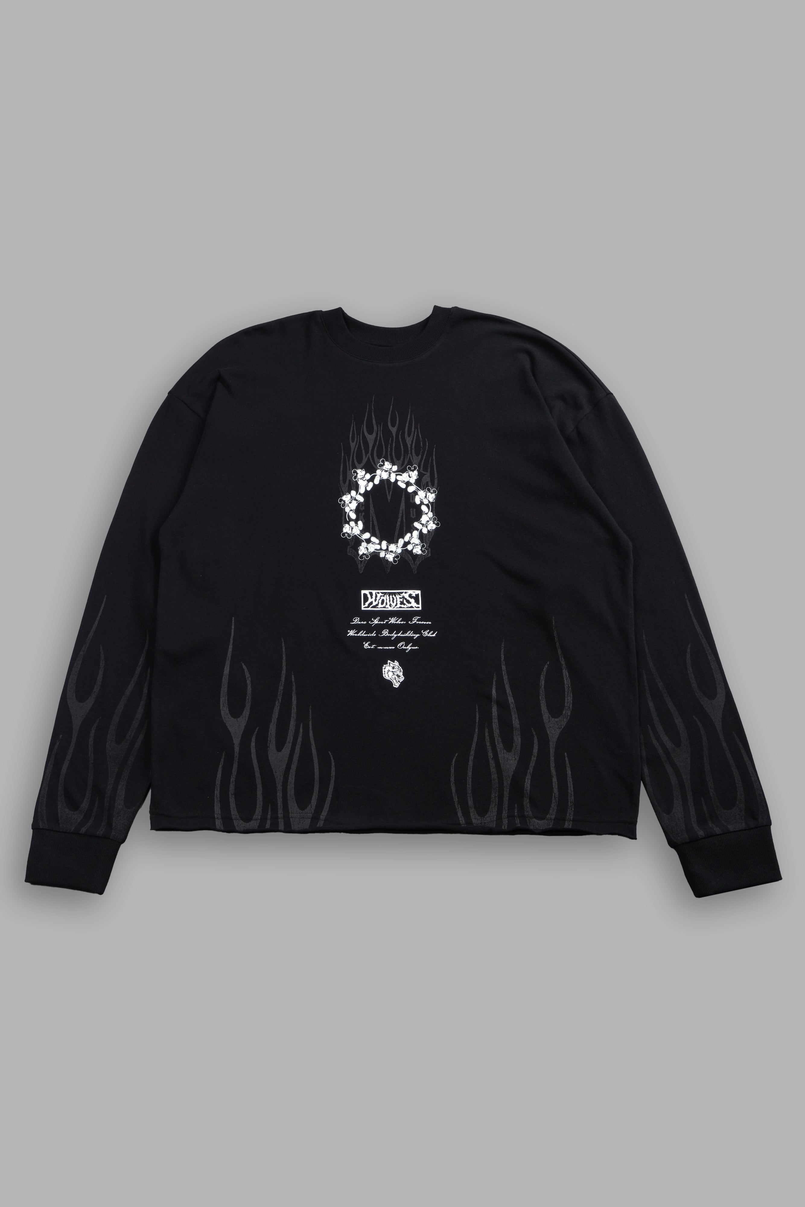Mickey Forever Premium Box Cut Ls Tee in Black