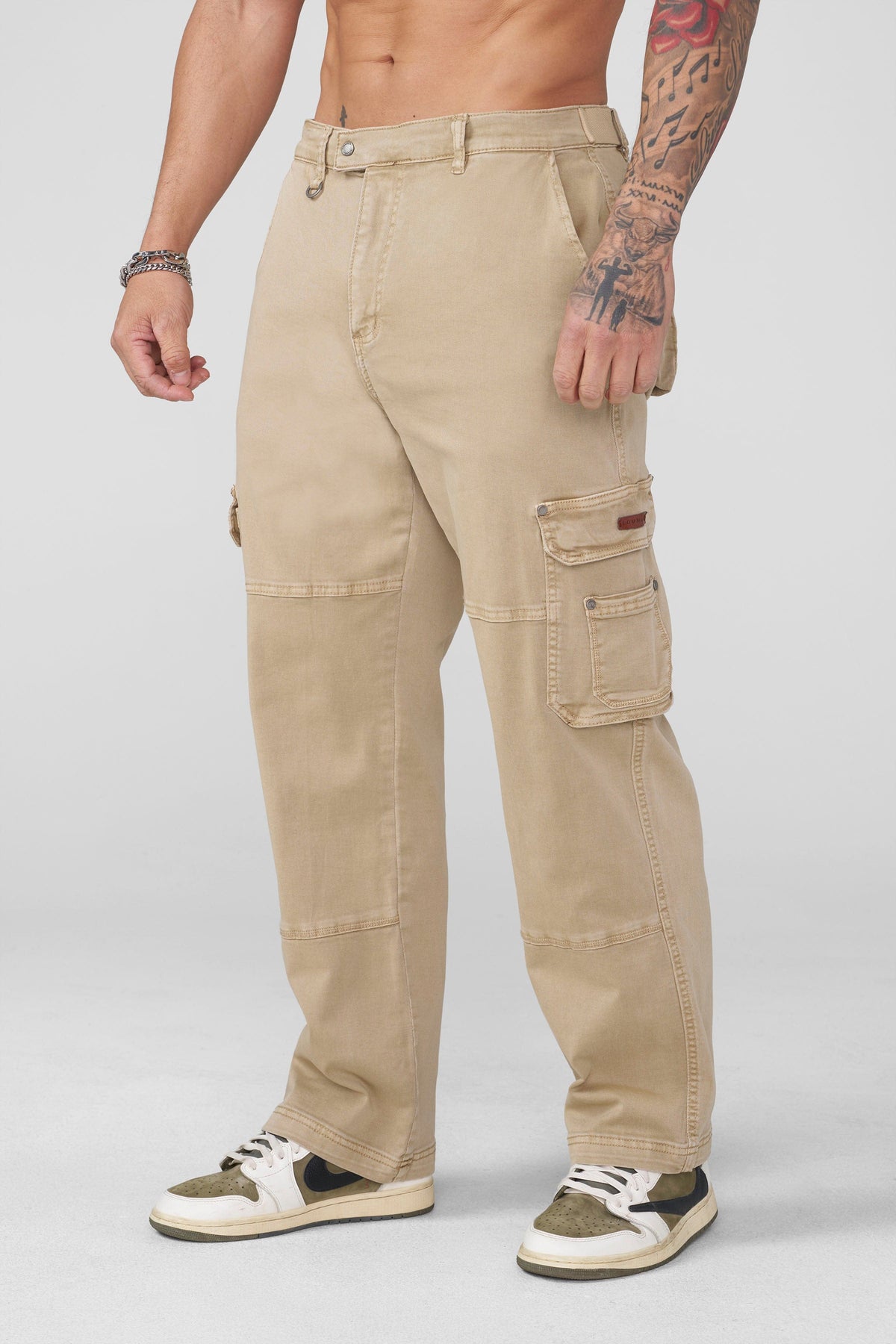 6032 - Old Money Twill Cargo Pants — imagem principal