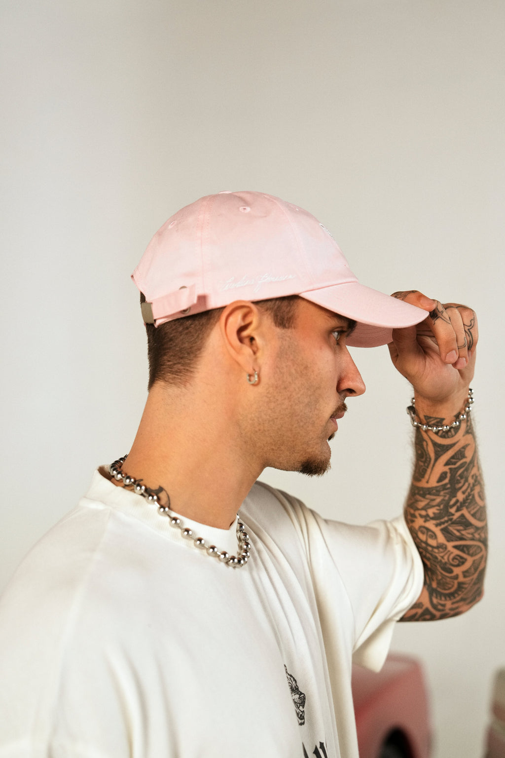 Death Moth Forever Dad Hat V2 in Cherry Blossom — imagem 5