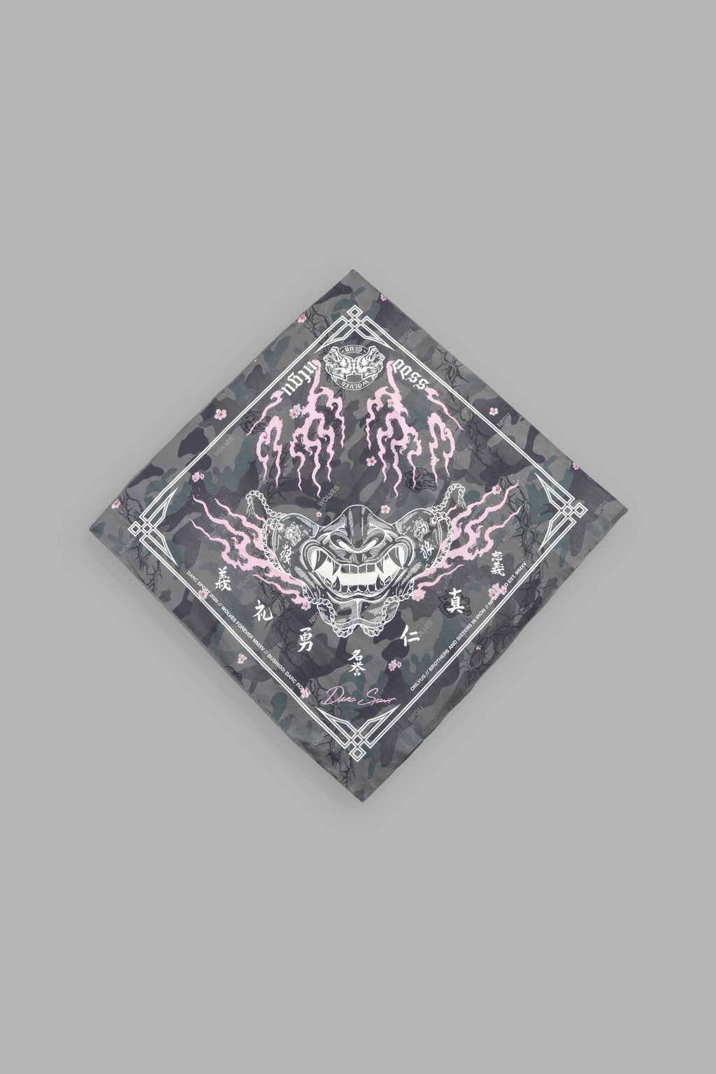 Oni Fire Bandana in Cherry Blossom Woodland Camo — imagem 1