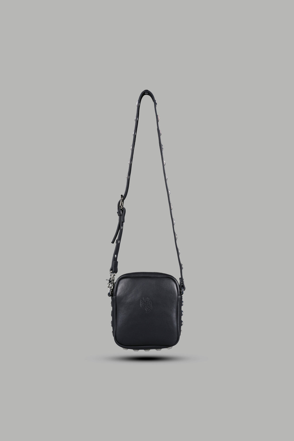 Wolves OnlyUs Slim Leather Side Bag in Black - imagem 1